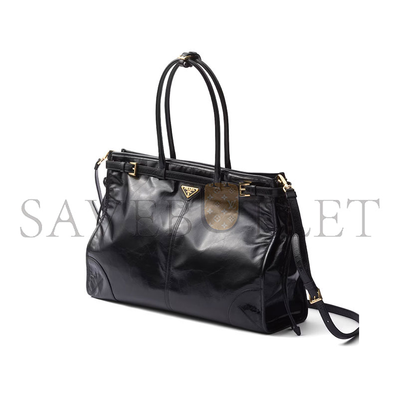 PRADA BONNIE EXTRA LARGE LEATHER HANDBAG 1BA439 (42*30*12cm) PRADA BONNIE EXTRA LARGE LEATHER HANDBAG 1BA439 (42*30*12cm)